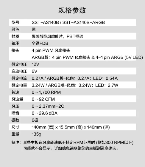 银昕发布新款140mm薄型散热风扇：Air Slimmer 140，空间有限系统的理想选择