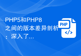 Anatomi perbezaan versi antara PHP5 dan PHP8: Melihat lebih dekat