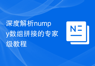 numpy 配列のスプライシングの詳細な分析に関する専門家レベルのチュートリアル