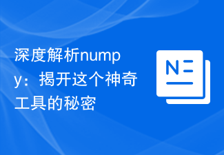 深度解析numpy：揭开这个神奇工具的秘密