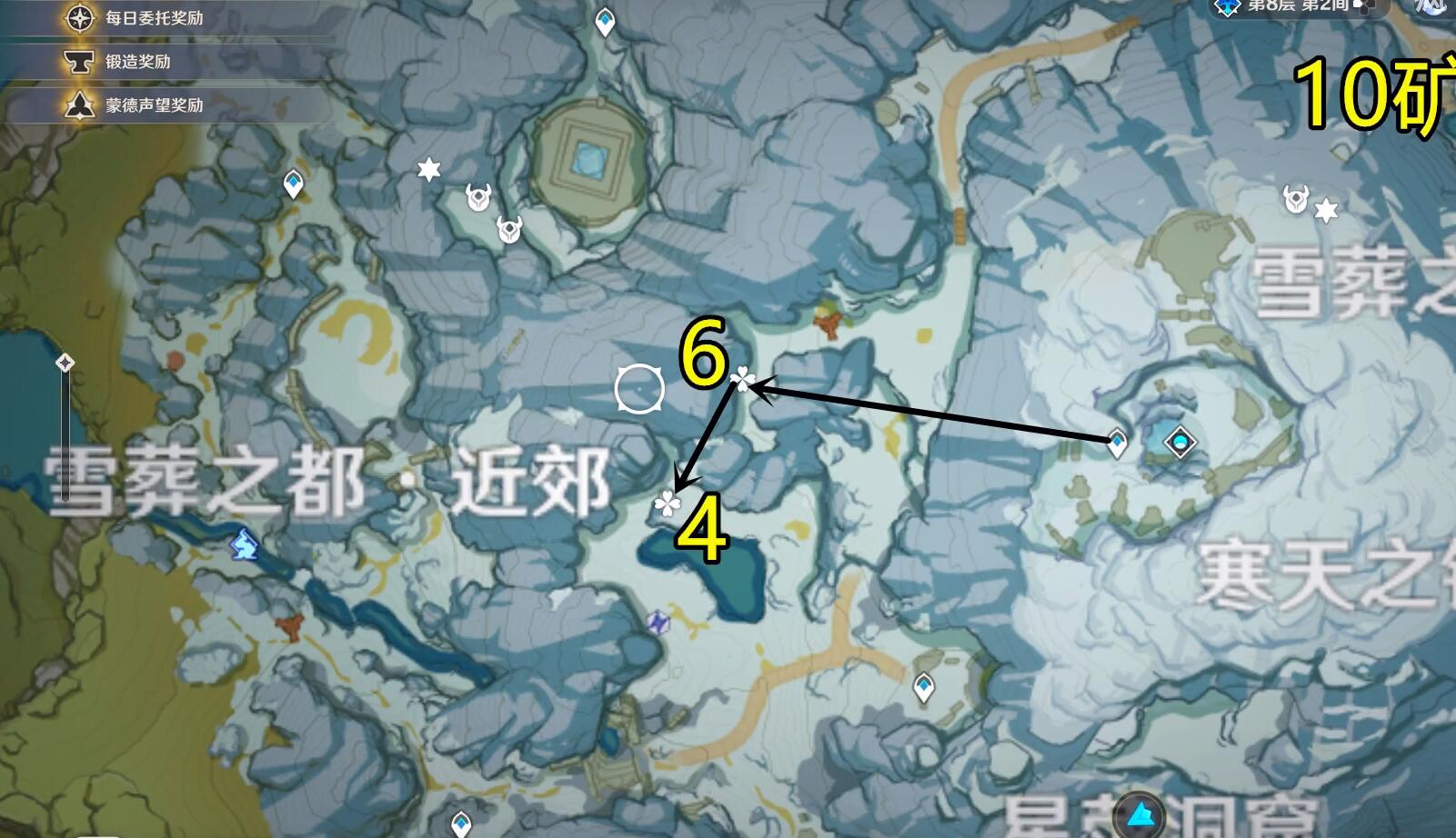 List of Star Silver Ore Distribution Maps in Genshin Impact