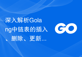 深入解析Golang中链表的插入、删除、更新和查询操作