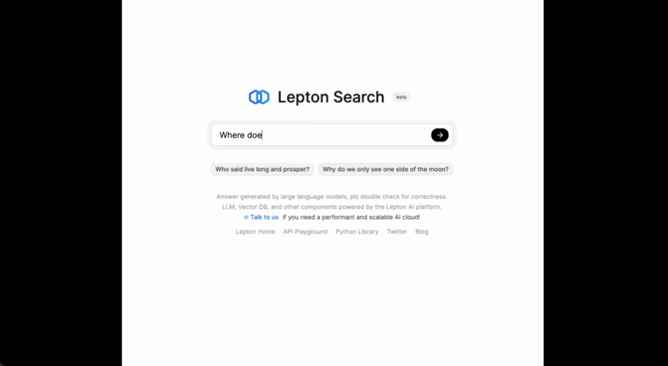 500行代码构建对话搜索引擎，贾扬清被内涵的Lepton Search真开源了
