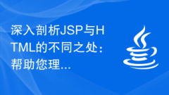 In-depth analysis of the differences between JSP and HTML: Help you understand clearly
