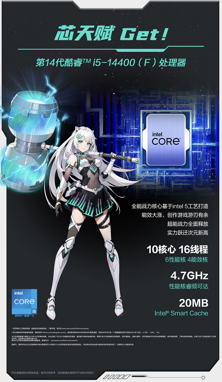 华硕推出 2024 款天选 X 台式电脑：i5-14400F + RTX4060Ti + 16GB + 1TB 首发价格 6499 元