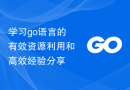学习go语言的有效资源利用和高效经验分享