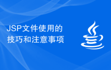 JSP文件使用的技巧和注意事项
