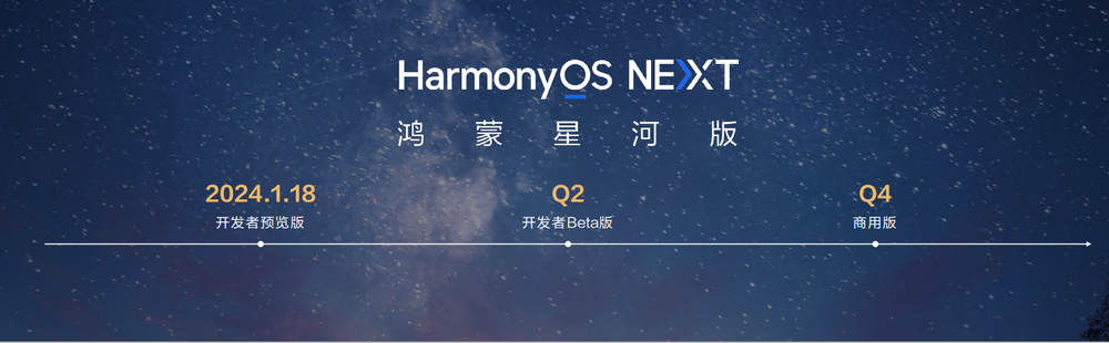 The developer preview of Hongmeng Galaxy Edition is officially launched, and the stars in the sky finally merge into a dazzling galaxy