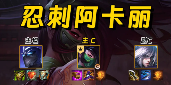 Gameplay-Guide für die Aufstellung der Ninja-Akali-Reihe „Die Schlacht um die Goldene Schaufel“.