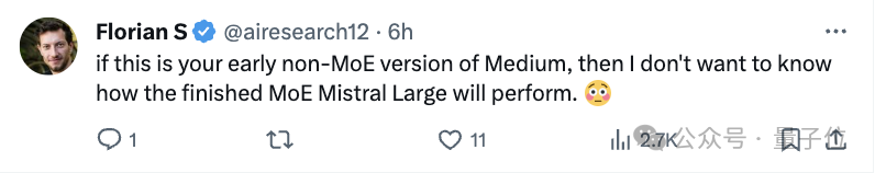 Un modèle open source comparable à GPT-4 a fuité ! Le patron de Mistral vient de le confirmer : la version officielle sera encore plus forte