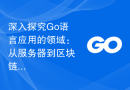 深入探究Go语言应用的领域：从服务器到区块链的应用