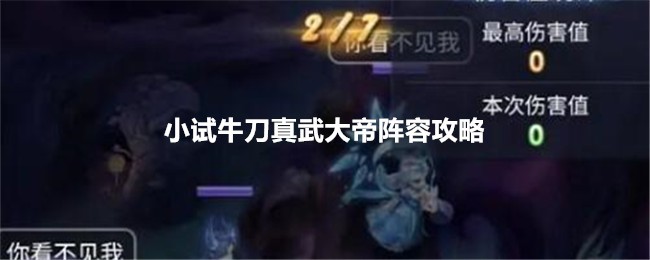 《梦幻西游网页版》小试牛刀真武大帝阵容攻略