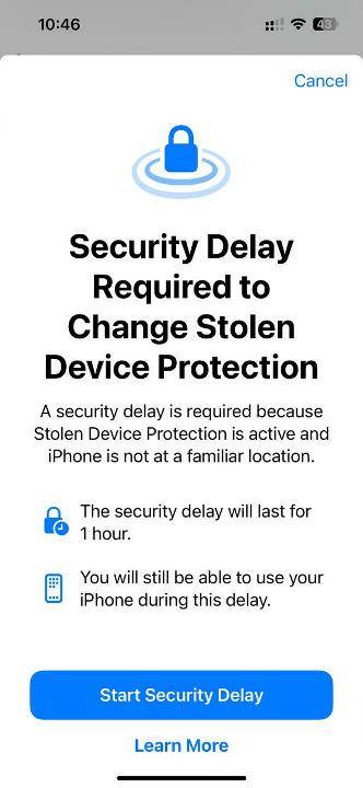 How to enable stolen device protection on iPhone