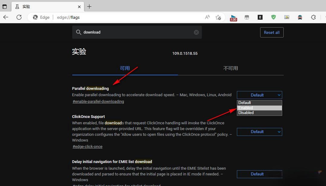 How to remove download speed limit in edge browser