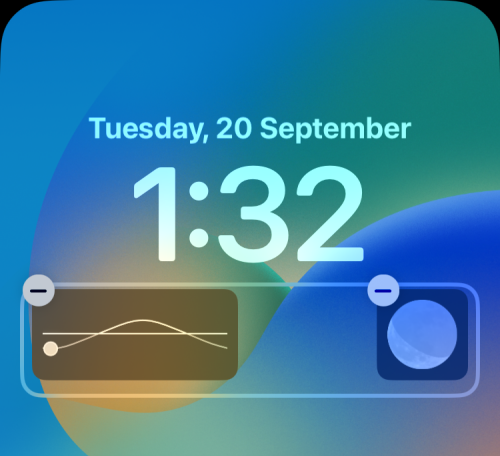 How to add widgets to the lock screen on iPhone