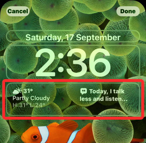 So fügen Sie Widgets zum Sperrbildschirm auf dem iPhone hinzu