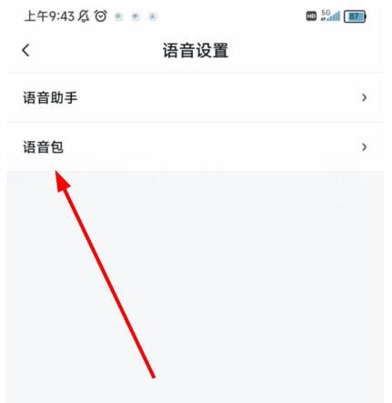 How to set up the voice pack for Baidu Map Royal Sister Jasmine