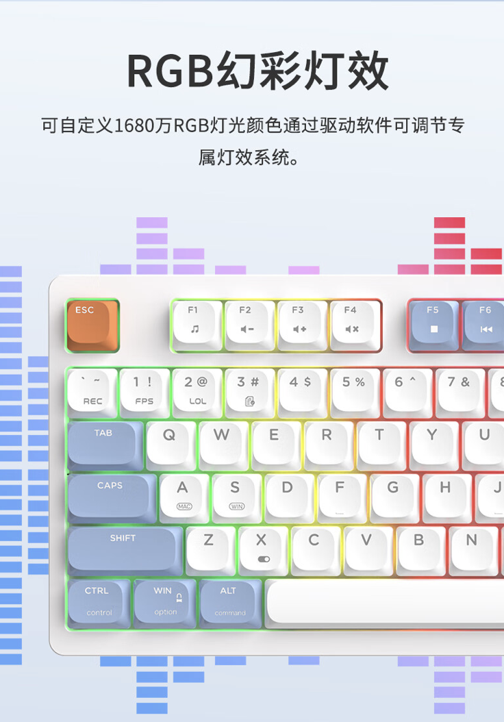 黑爵推出 AKP815 有线矮轴机械键盘：Gasket 结构、自带 4.95 英寸彩屏，首发价 399 元