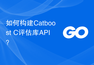 如何构建Catboost C评估库API？