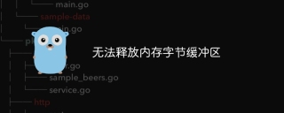 无法释放内存字节缓冲区