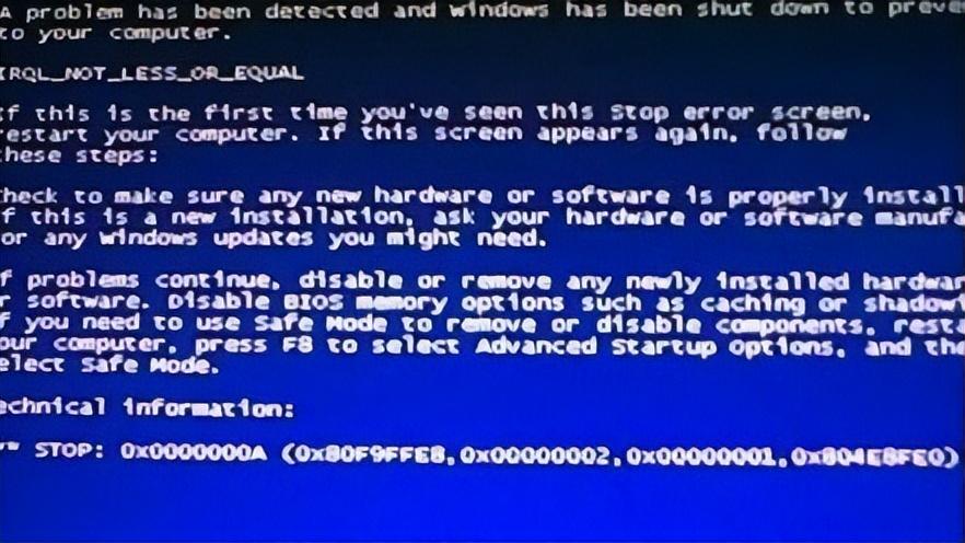 What does the 0x00000000a code mean? Recommended tips for dealing with computer blue screen codes