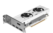 影驰推出 GALAX RTX 3050 6GB LP White 显卡:纯白 PCB、双 4cm 风扇