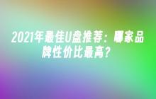 2021年最佳U盘推荐:哪家品牌性价比最高?