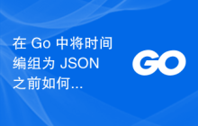 在 Go 中将时间编组为 JSON 之前如何将时间转换为 UTC？