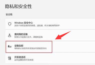 win11怎么对设备进行加密？win11设备加密方法介绍