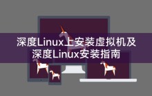 深度Linux上安装虚拟机及深度Linux安装指南