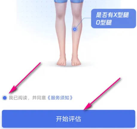 How does QQ browser conduct body posture assessment?