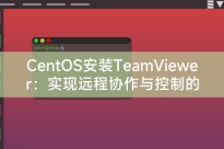 centos安装teamviewer：实现远程协作与控制的完美体验