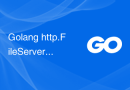 Golang http.FileServer 返回 404 未找到