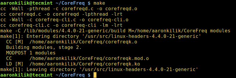 Cara menggunakan CoreFreq untuk memantau prestasi CPU sistem Linux anda