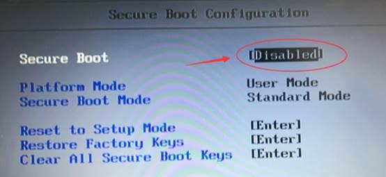 Boot the computer to the USB drive