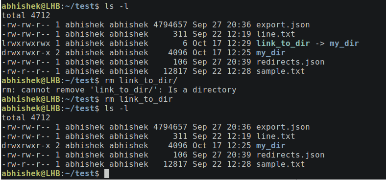 Linux 系统中如何删除软连接