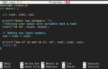 Linux 终端中使用 nano 编辑器技巧