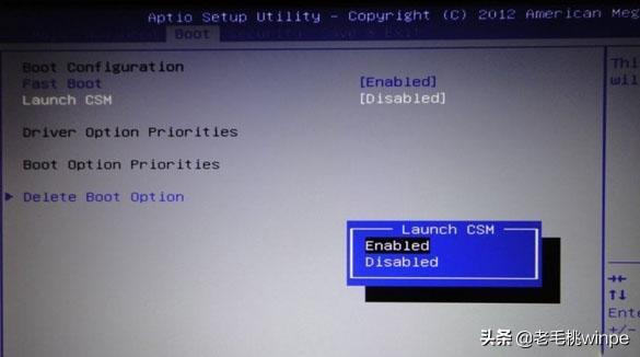 Why does the USB disk start uefi mode?