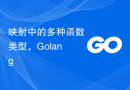 映射中的多种函数类型，Golang