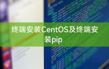 终端安装CentOS及终端安装pip
