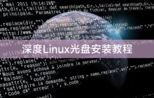 深度Linux光盘安装教程