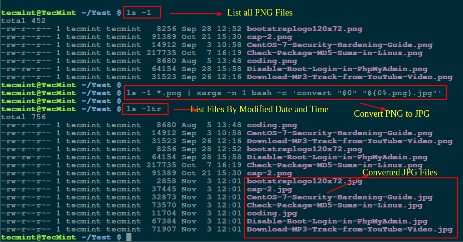 Seamlessly convert JPG and PNG formats under Linux to make your image processing easier