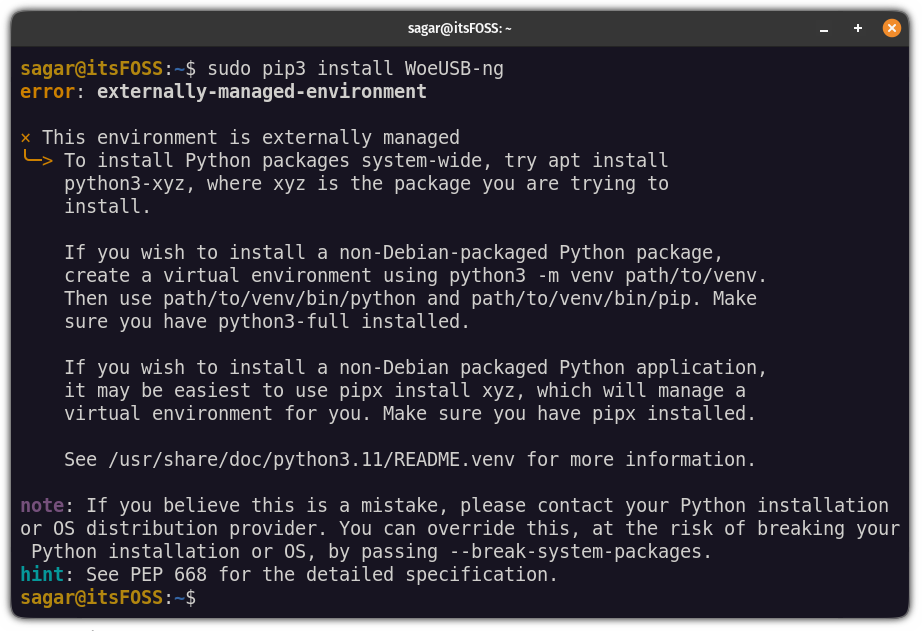 pipx: Let you easily manage Python applications in Linux