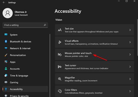 How to change mouse arrow color in Win11? How to change mouse arrow color in Windows 11