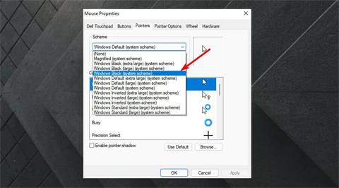 How to change mouse arrow color in Win11? How to change mouse arrow color in Windows 11