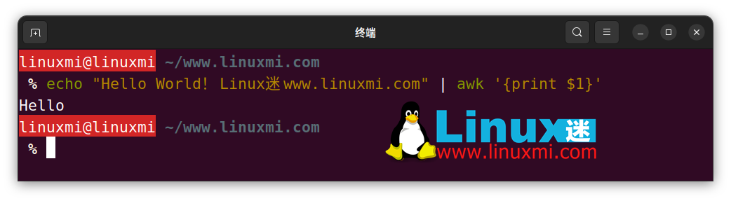 Text processing artifact under Linux: Detailed explanation of AWK command