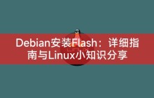 Debian安装Flash：详细指南与Linux小知识分享