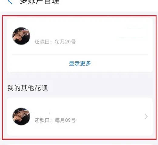 支付宝怎么查询有几个花呗账号？