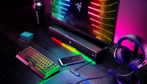 Does the Razer Leviathan v2 have a microphone?