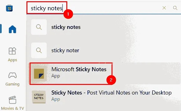 What should I do if stickynotes cannot be opened?